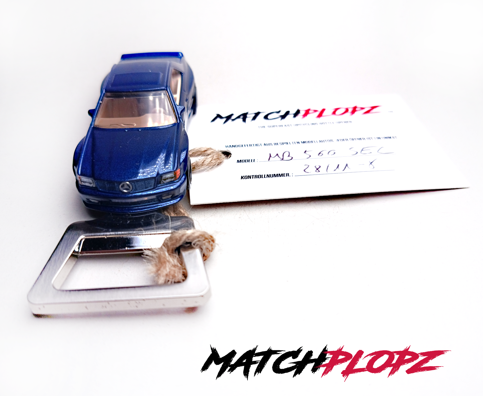 Mercedes Benz 560 SEC AMG Flaschenöffner