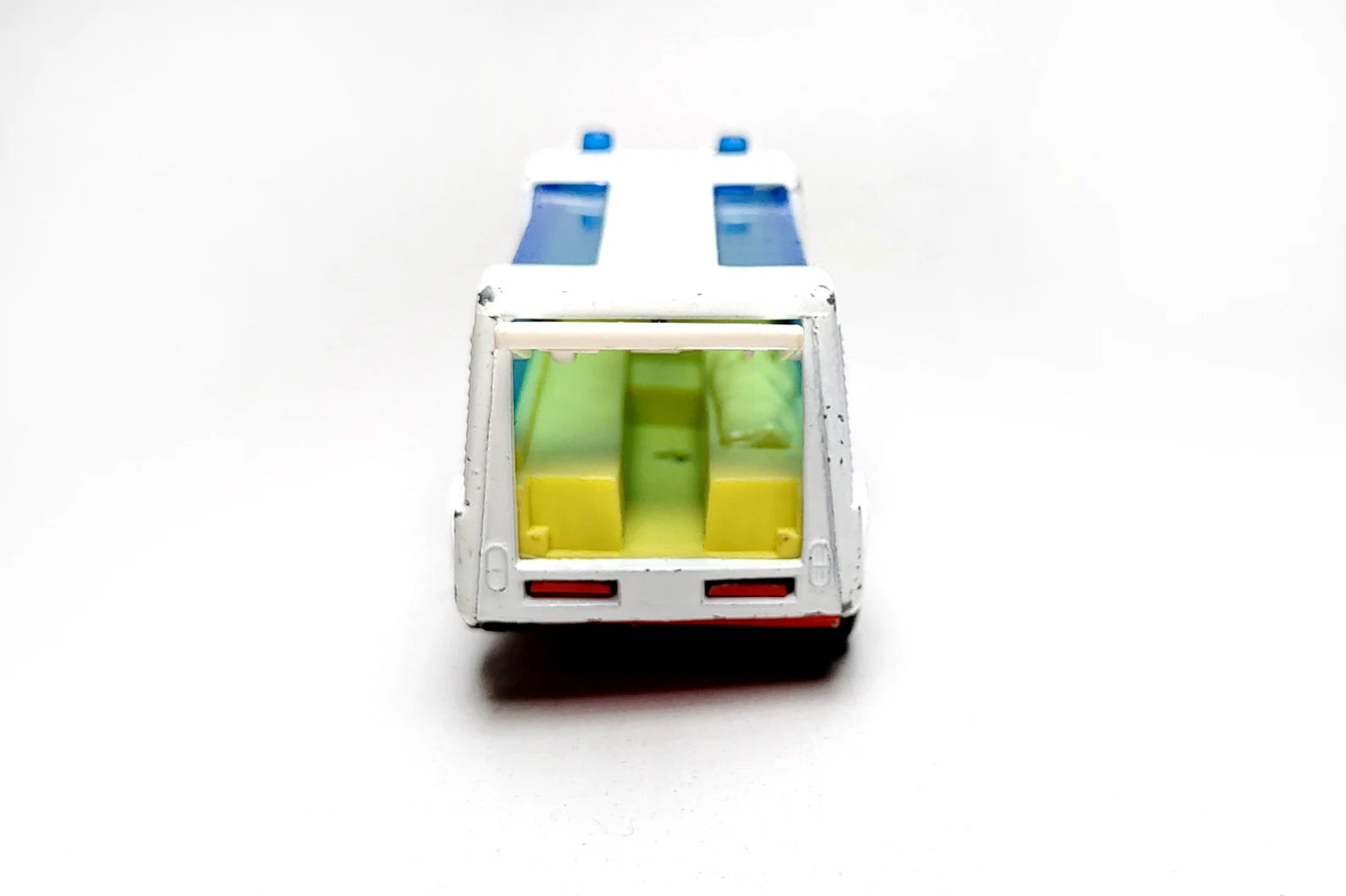 AMBULANCE bottle opener model car toy car from MATCHPLOPZ vintage retro gift birthday present friend man car white