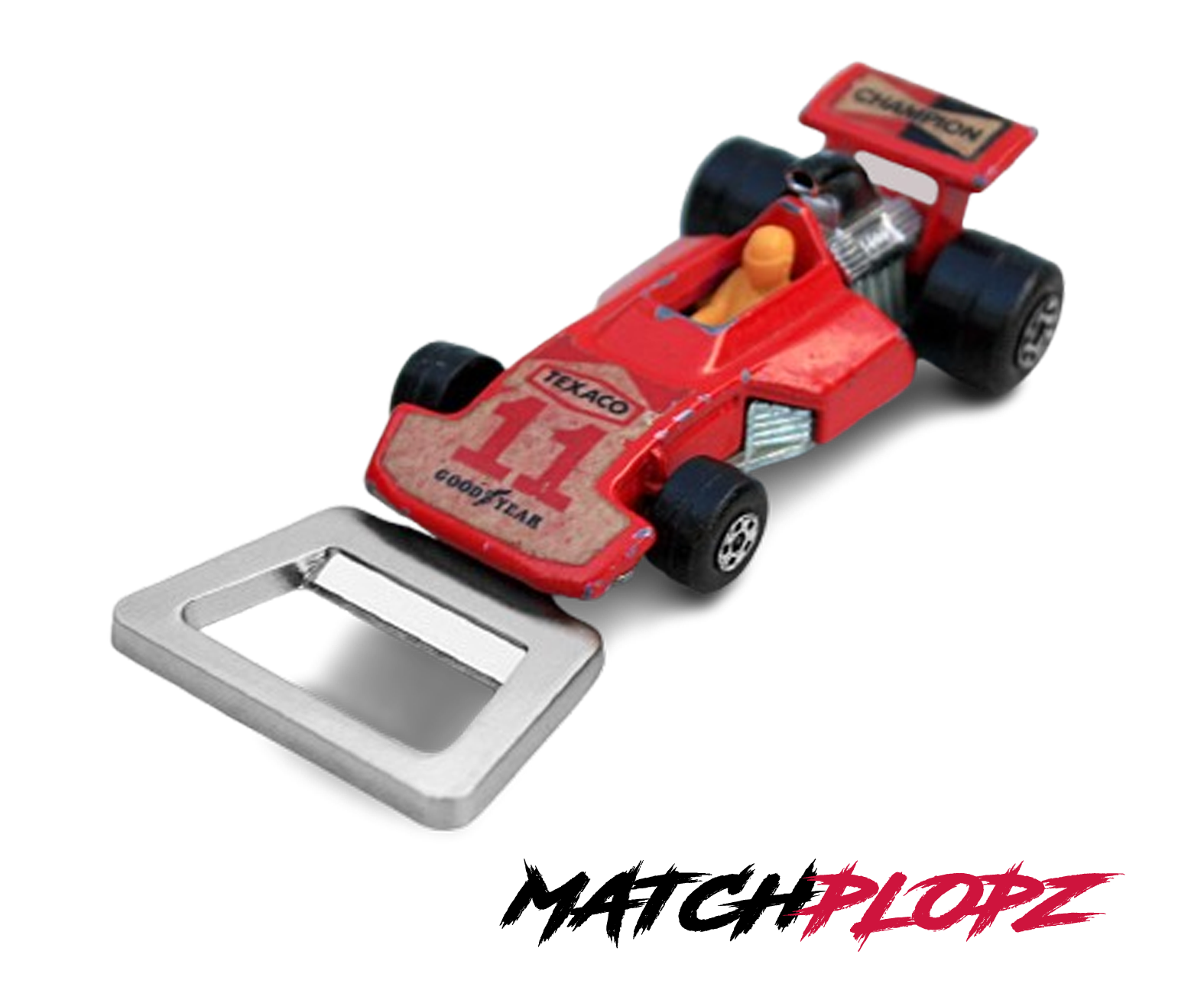 Formula 1 F1 Racer Bottle Opener Model Car Toy Car by MATCHPLOPZ Vintage Retro Gift Birthday Present Friend Man Car Red