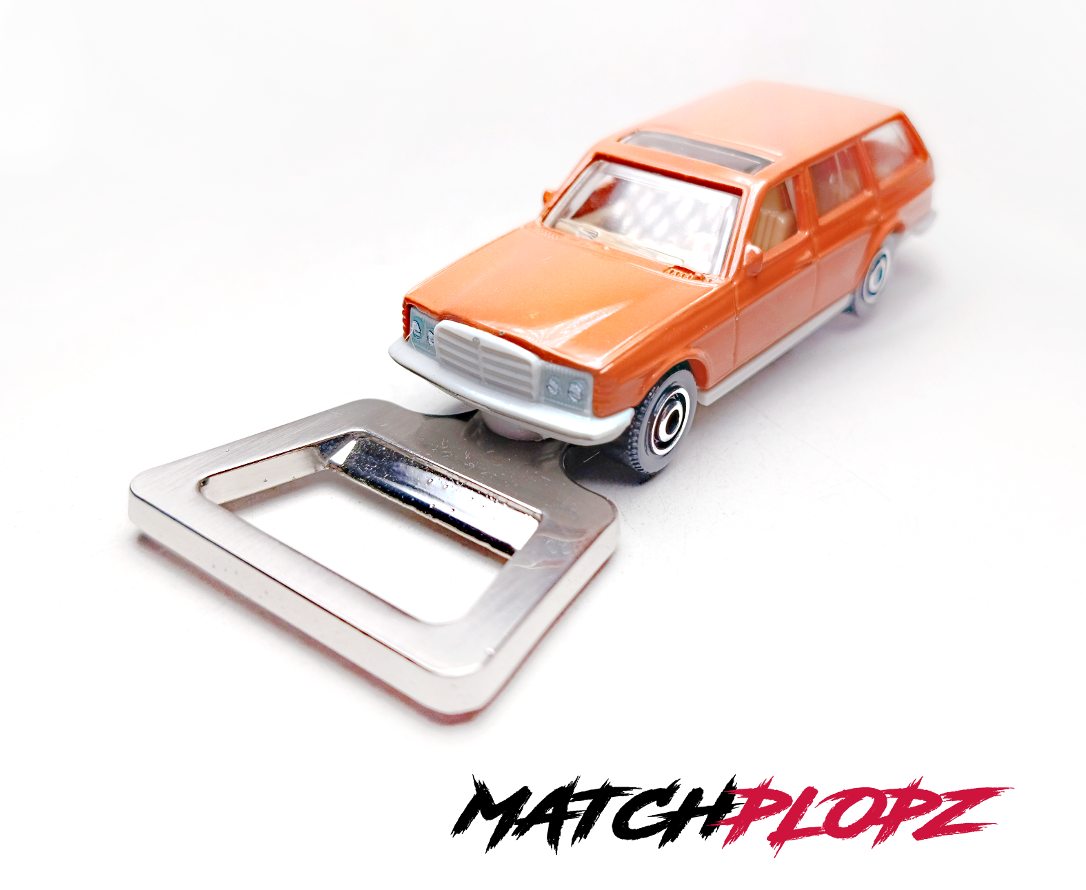 FORD Capri bottle opener model car toy car from MATCHPLOPZ vintage retro gift birthday man friend car orange II