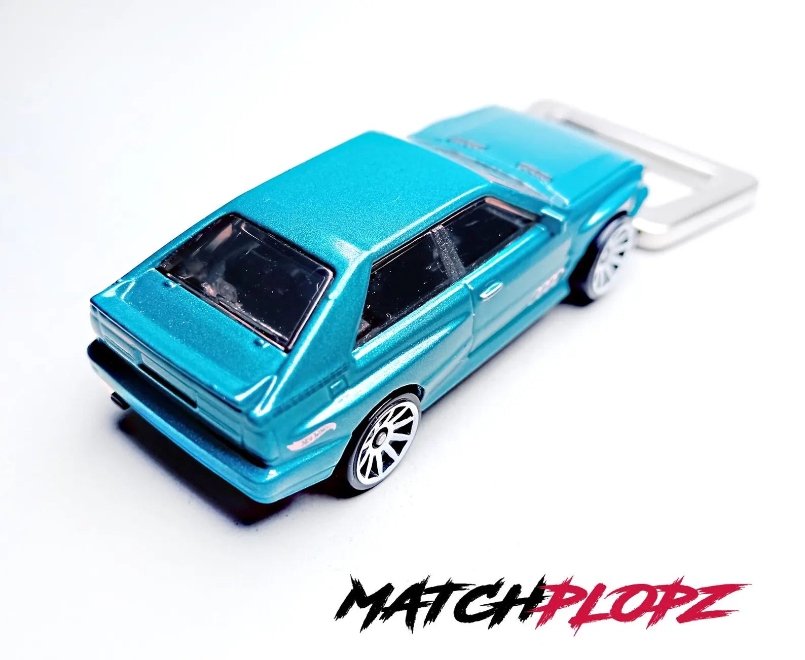 AUDI QUATTRO bottle opener model car toy car by MATCHPLOPZ vintage retro gift birthday present friend man car blue green