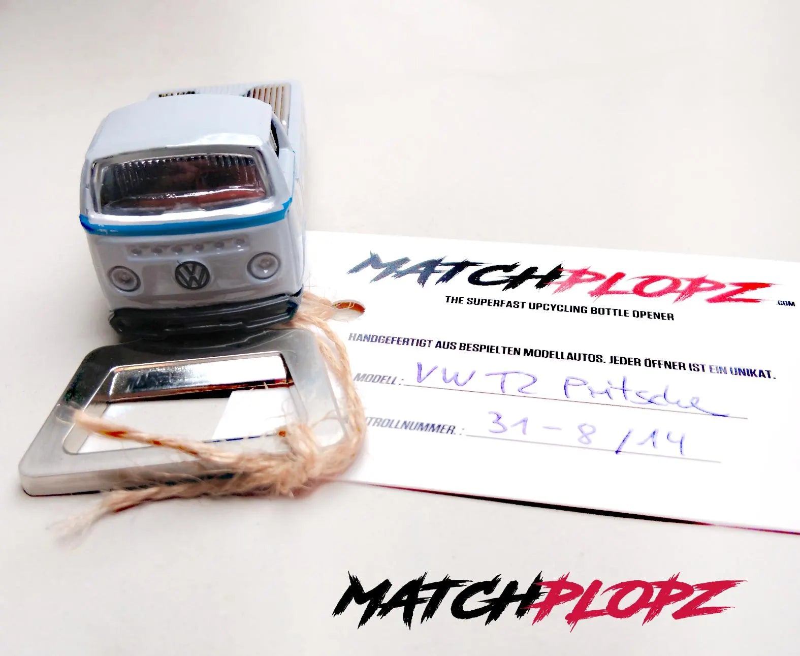 VW T2 Pritsche grau Flaschenöffner