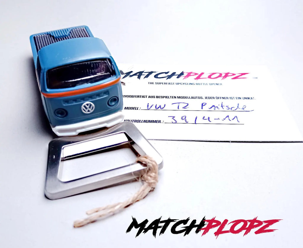 VW T2 Pritsche blau Flaschenöffner