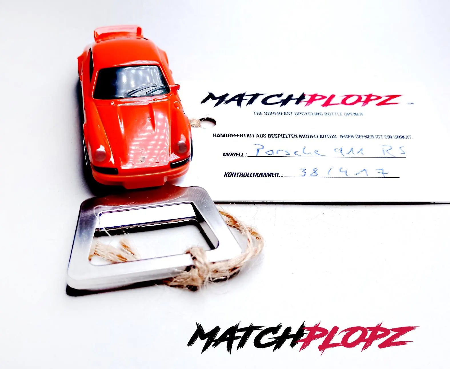 Porsche 911 Carrera bottle opener