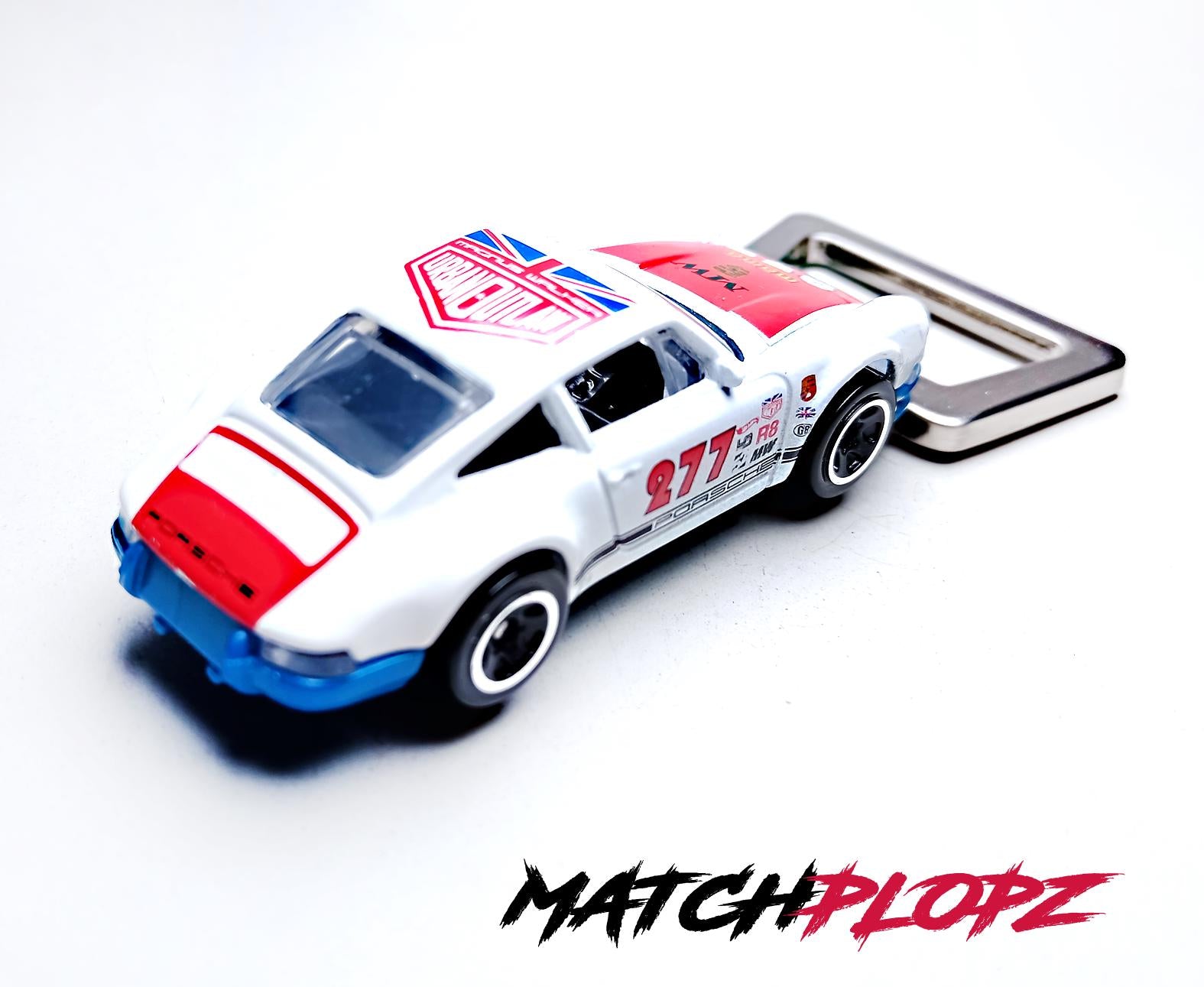 Porsche 911 Urban bottle opener model car toy car by MATCHPLOPZ vintage retro gift birthday man friend car red