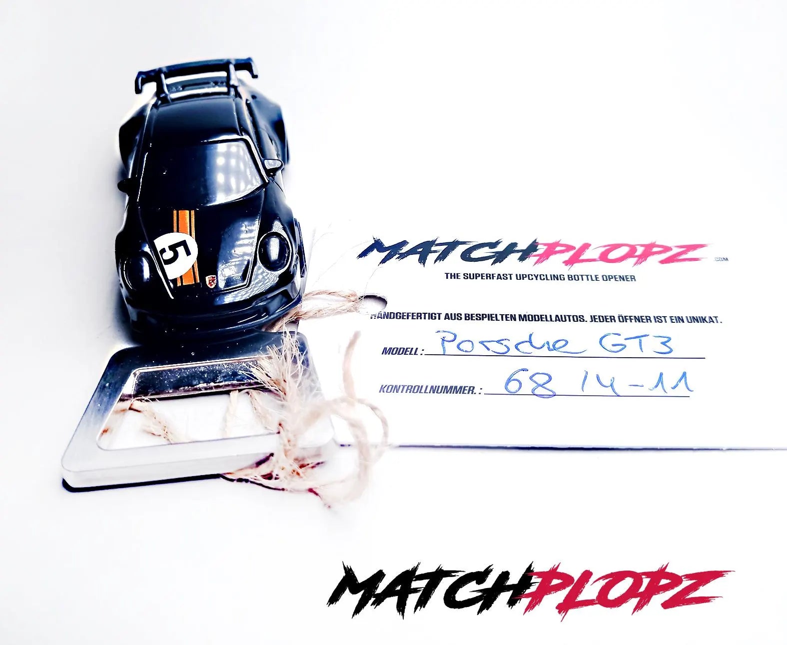 PORSCHE 911 GT3 bottle opener